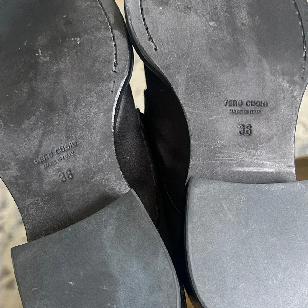 Ann Demeulemeester Black Men's Derby Lace-Up Shoes